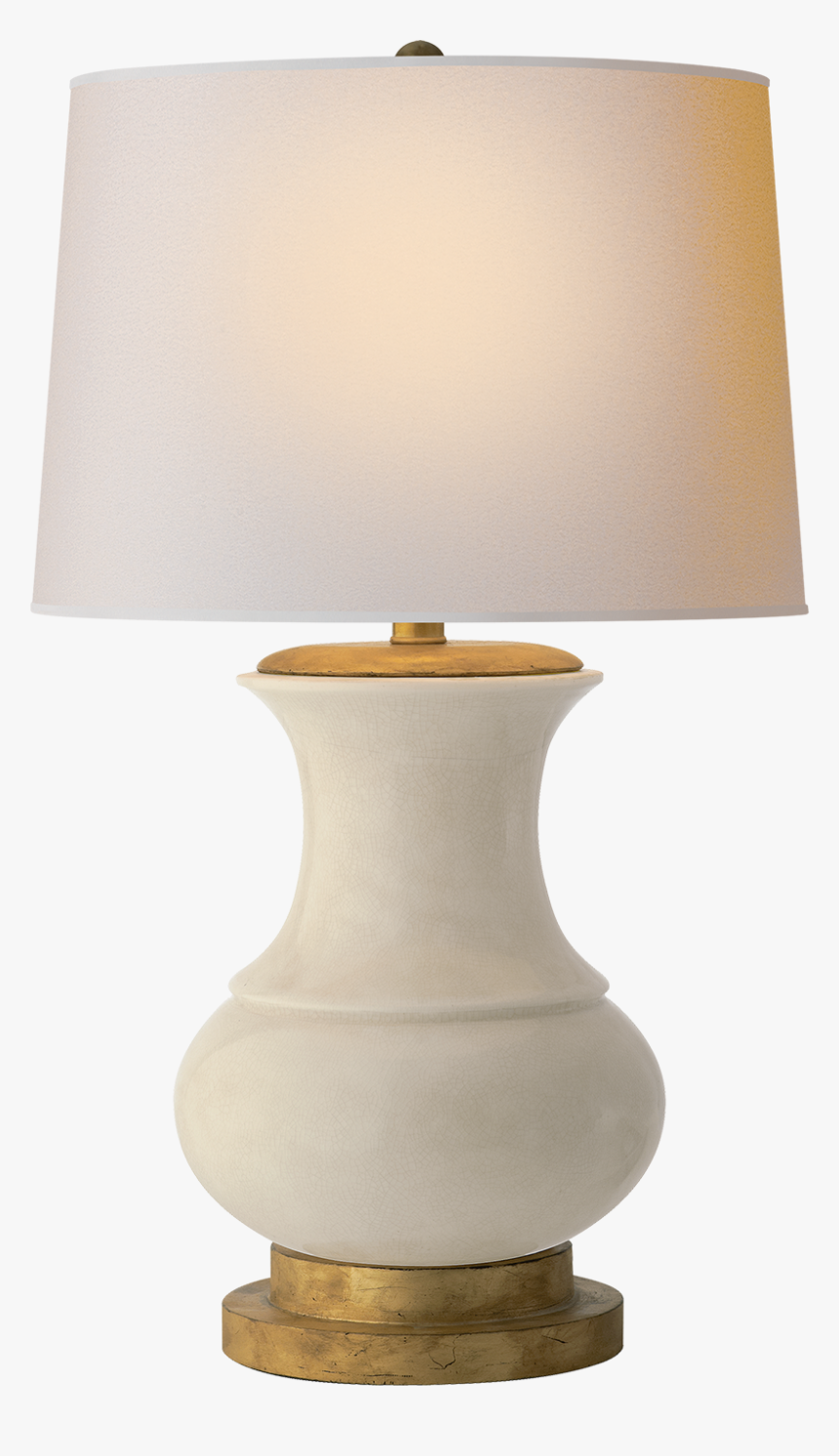 Deauville Table Lamp In Tea Stain Porcelain With Natural - Visual Comfort Table Lamps, HD Png Download, Free Download