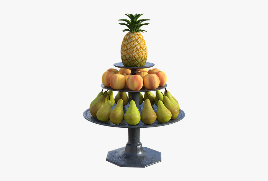 Fruits, Pineapple, Peaches, Pears, Healthy, Eat, Sweet - Pineapple, HD Png Download, Free Download