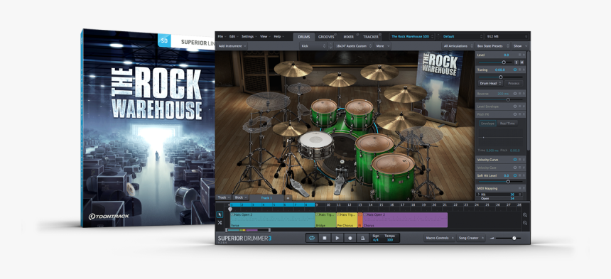 Toontrack The Rock Warehouse, HD Png Download, Free Download