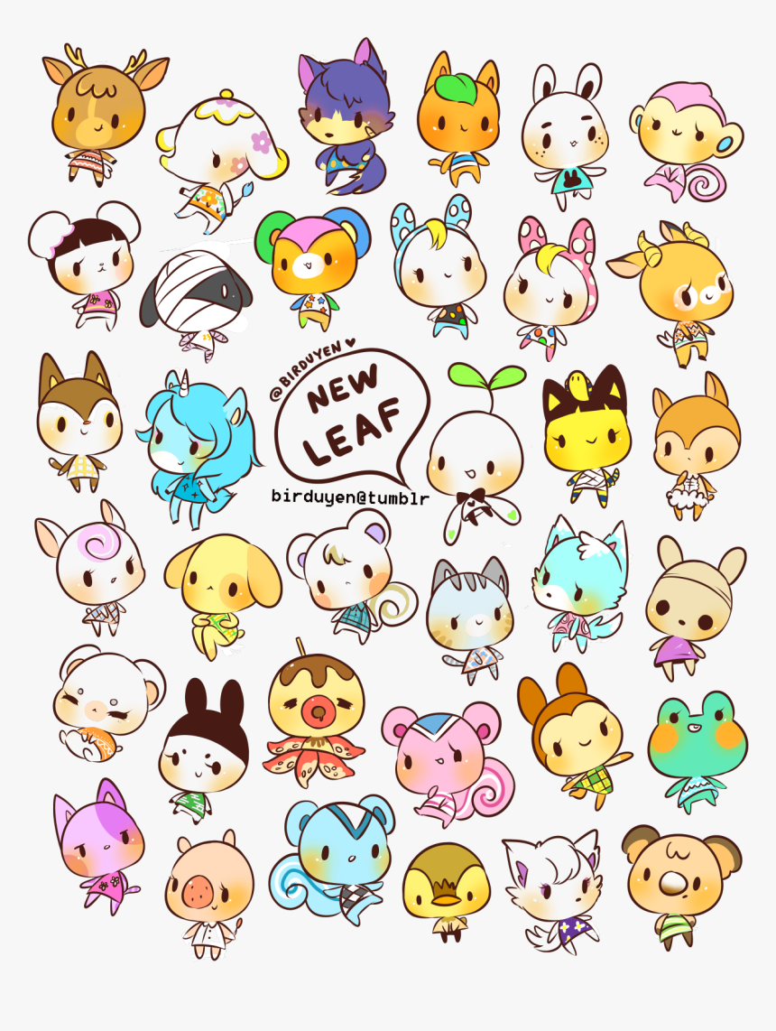 Transparent Tumblr Collage Stickers Png - Animal Crossing New Leaf Background, Png Download, Free Download