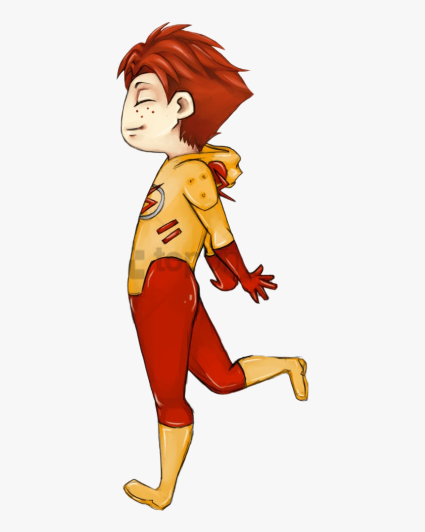 Wally West Transparent Png - Kid Wally West Fanart, Png Download, Free Download