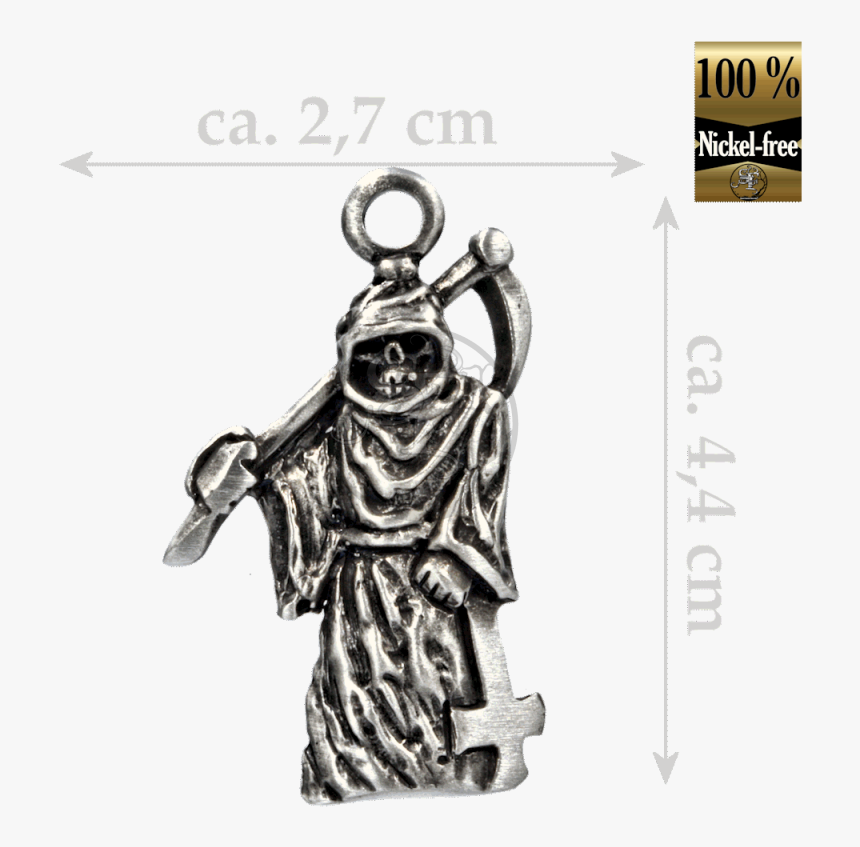 Grim Reaper With Inverted Cross - Locket, HD Png Download, Free Download