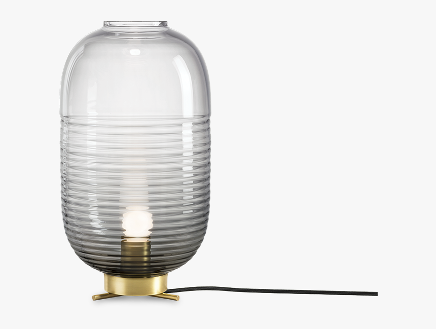 Lantern Table Lamp Smoke / Light Patina Brass - Paper Lantern, HD Png Download, Free Download