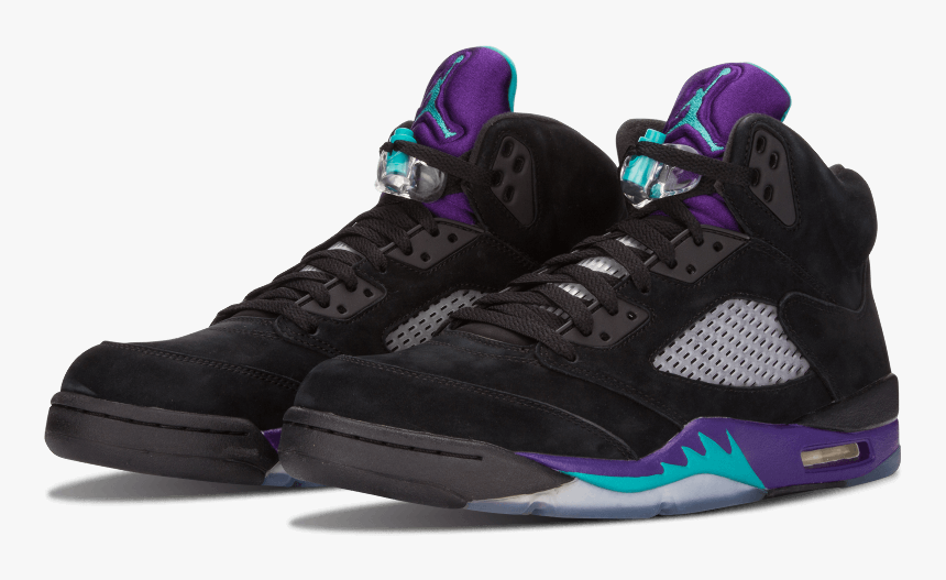 Jordan 5 Black Grape, HD Png Download, Free Download