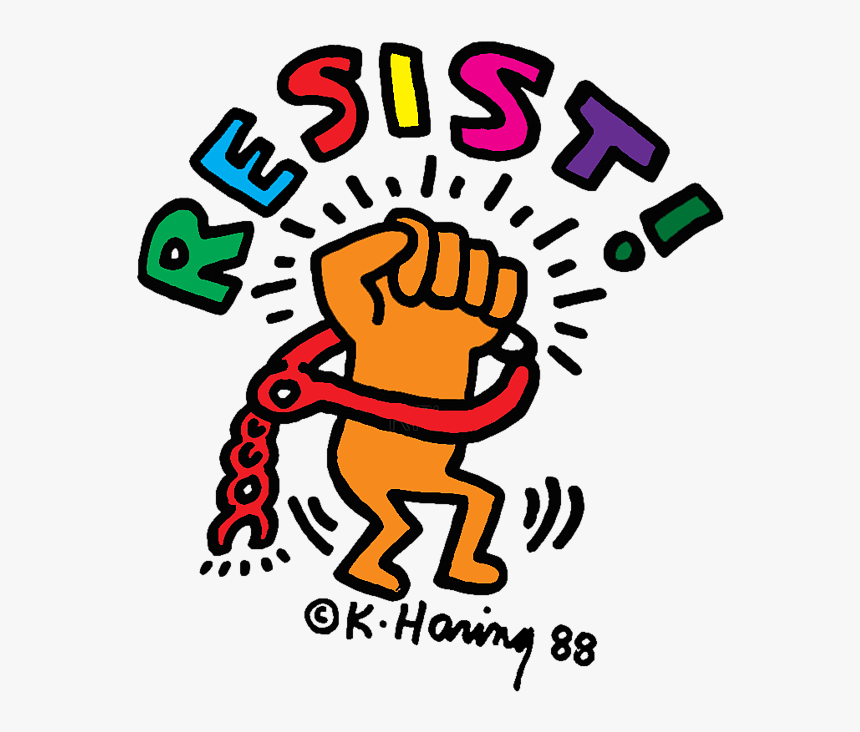 Keith Haring Resist Shirt, HD Png Download, Free Download