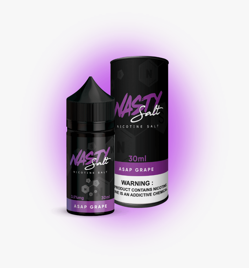Nasty Salt Nicotine Salt - Nasty Salt Asap Grape, HD Png Download, Free Download
