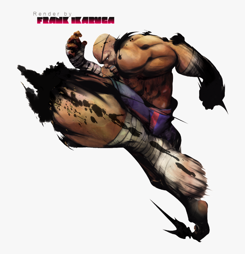 Transparent Sagat Png - Street Fighter 5 Png, Png Download, Free Download