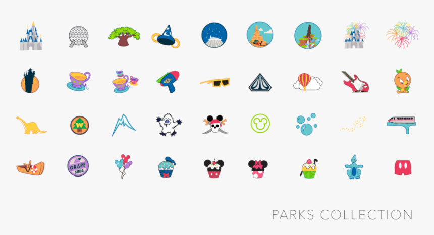 Disney World Emojis, HD Png Download, Free Download