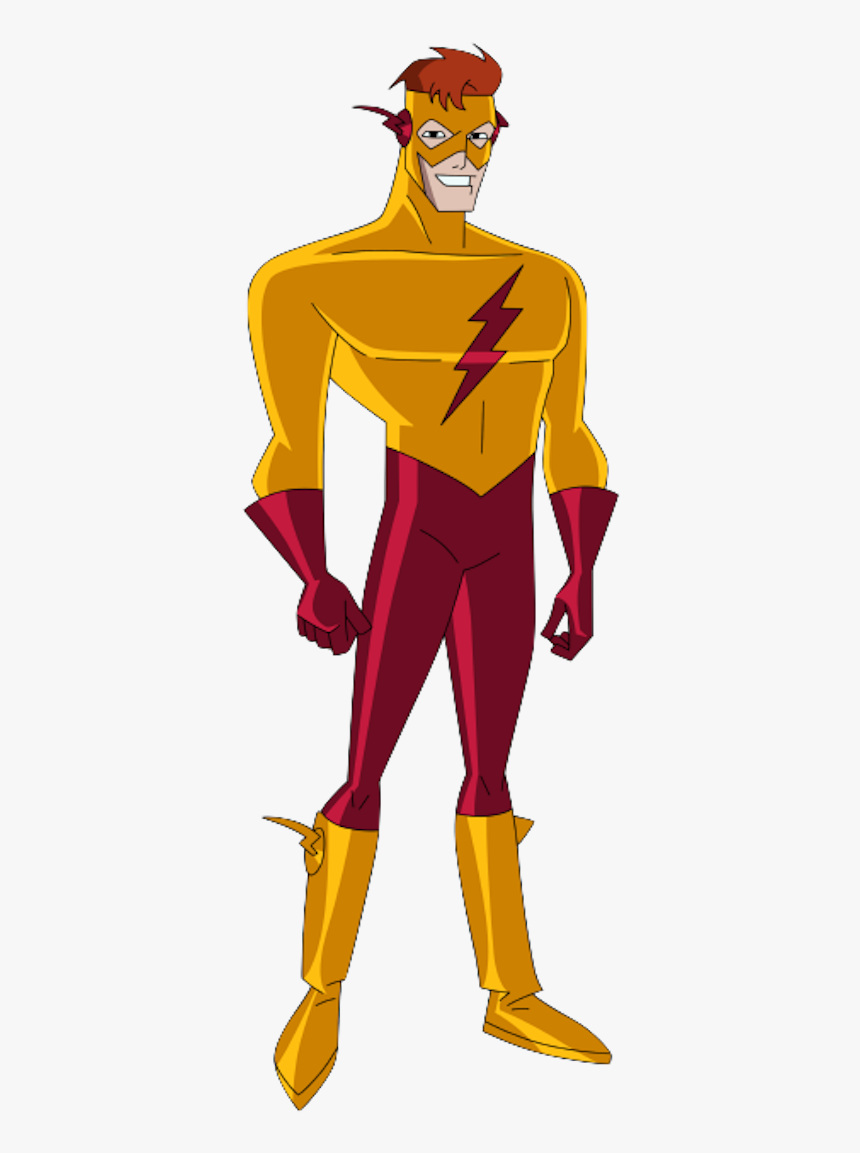 Kid Flash - Justice League Unlimited Kid Flash, HD Png Download, Free Download