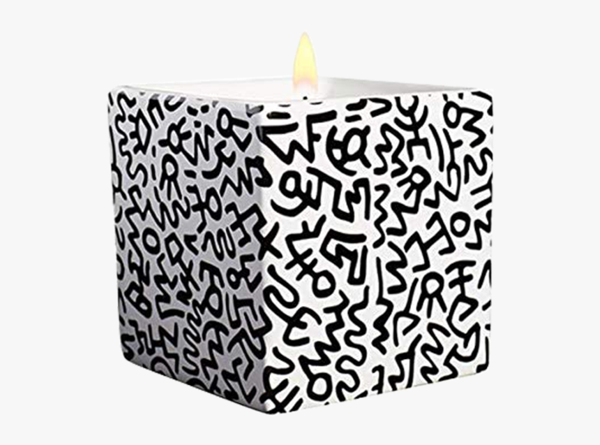 Ligne Blanche Bougie Keith Haring Sq - Advent Candle, HD Png Download, Free Download