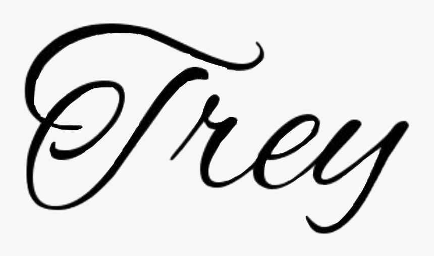 Trey Freetoedit - Tony Name In Cursive, HD Png Download, Free Download