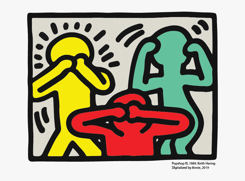 See No Evil Keith Haring, HD Png Download, Free Download