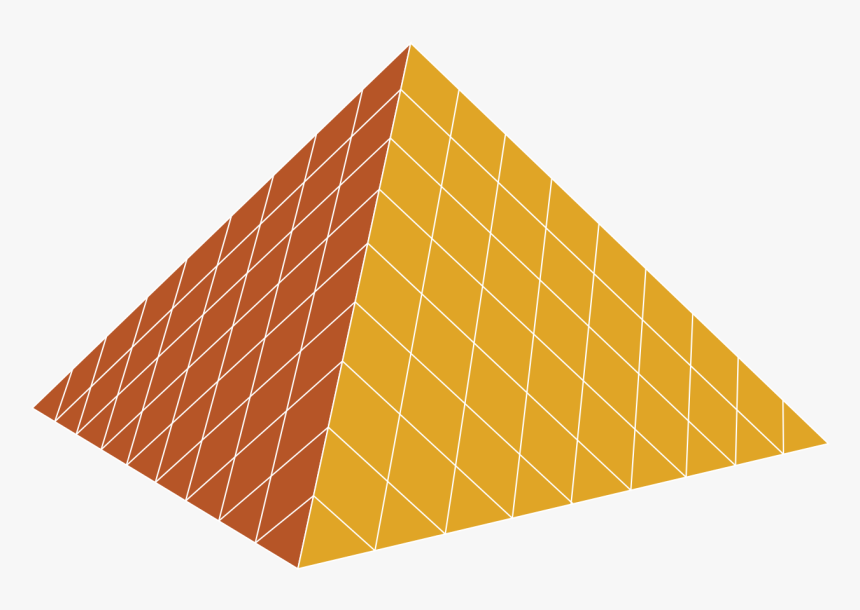 Vector Pyramid Drawing - Icon Of Louvre Museum, HD Png Download, Free Download