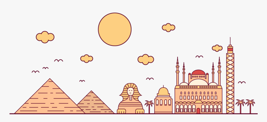 Cairo Pyramids Euclidean Vector Ancient Egypt Icon - Egypt Icon, HD Png Download, Free Download