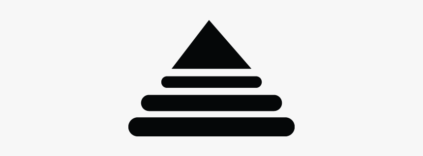 Pyramid, Music System Icon - Triangle, HD Png Download, Free Download