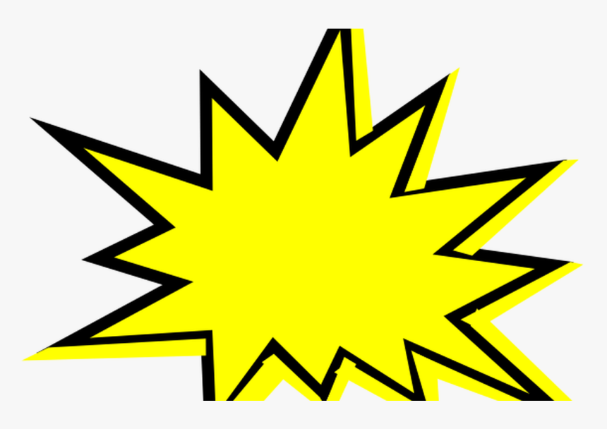 Flash Starburst Clip Art Outline Free Clipart Images - Starburst Clip Art, HD Png Download, Free Download