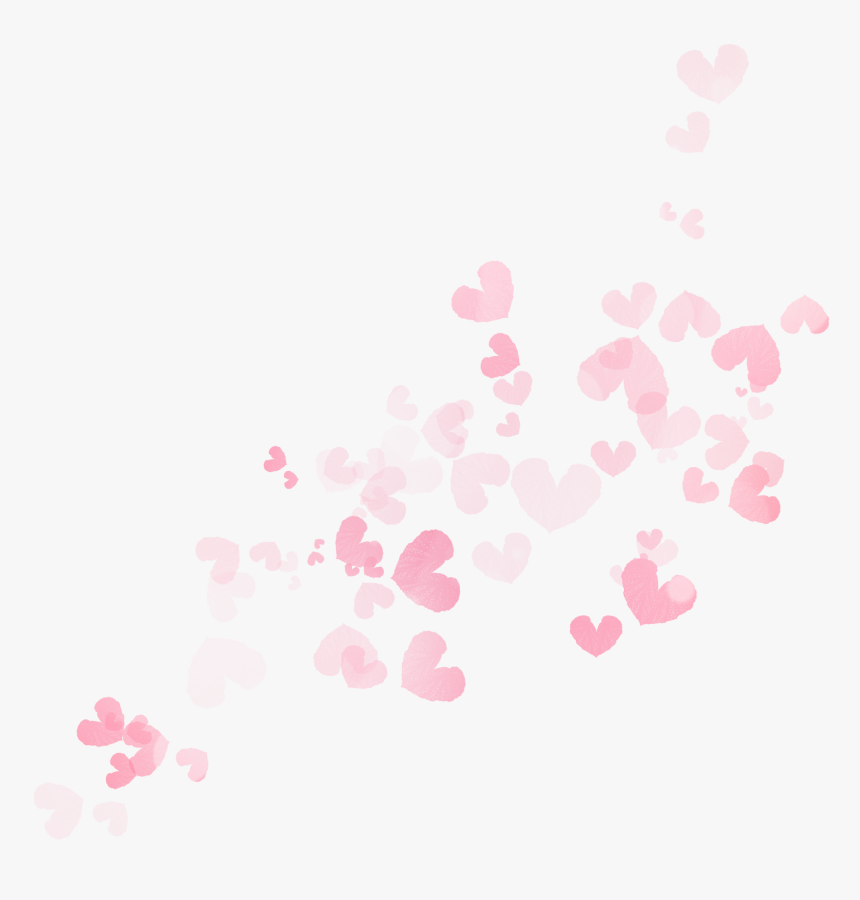 Floating Pink Hearts Png Download - Pink Hearts Transparent Background, Png Download, Free Download