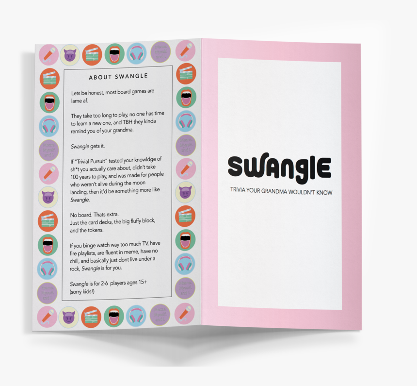 Swangle Rules Mocked Up2 - Paper, HD Png Download, Free Download