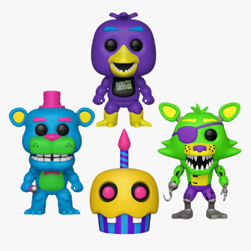 Five Nights At Freddy"s Blacklight - Funko Pop Fnaf, HD Png Download, Free Download