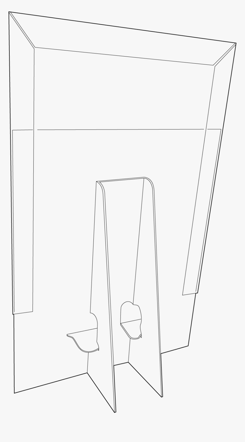 Easel Back Sign Holder - Line Art, HD Png Download, Free Download