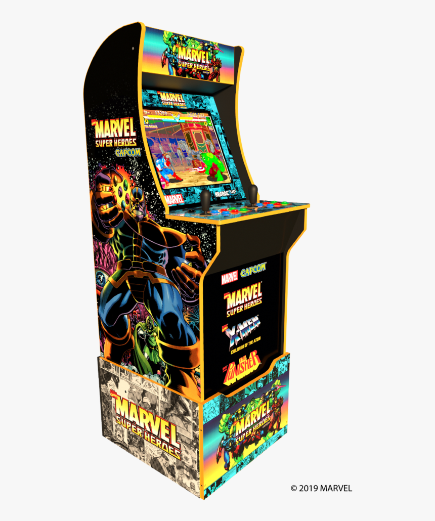 Marvel Super Heroes Arcade 1up, HD Png Download, Free Download