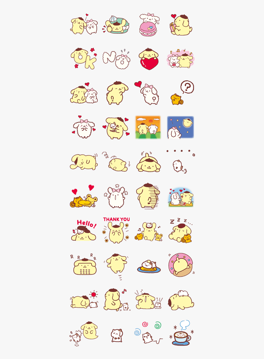 Cute Sanrio Line Stickers, HD Png Download, Free Download