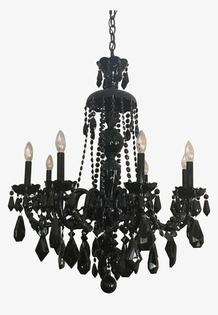 Black Chandelier Png, Transparent Png, Free Download