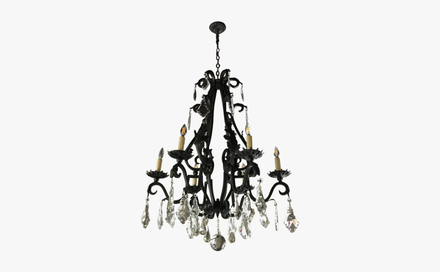 Black Chandelier Png, Transparent Png, Free Download