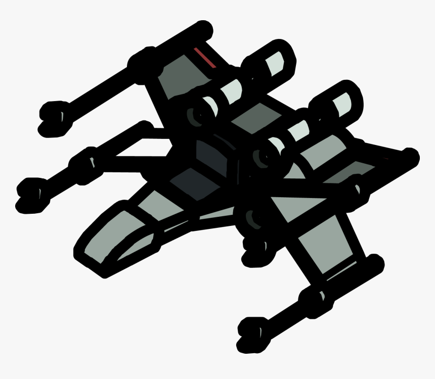 Club Penguin Wiki - Star Wars Tie Fighter Clipart Png, Transparent Png, Free Download