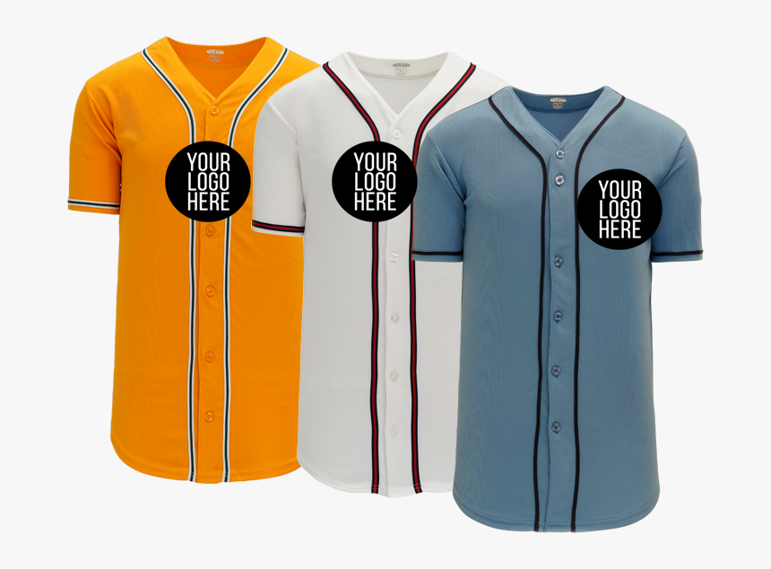Custom Mlb Blank Baseball Jerseys - Your Logo Custom Baseball Jersey, HD Png Download, Free Download