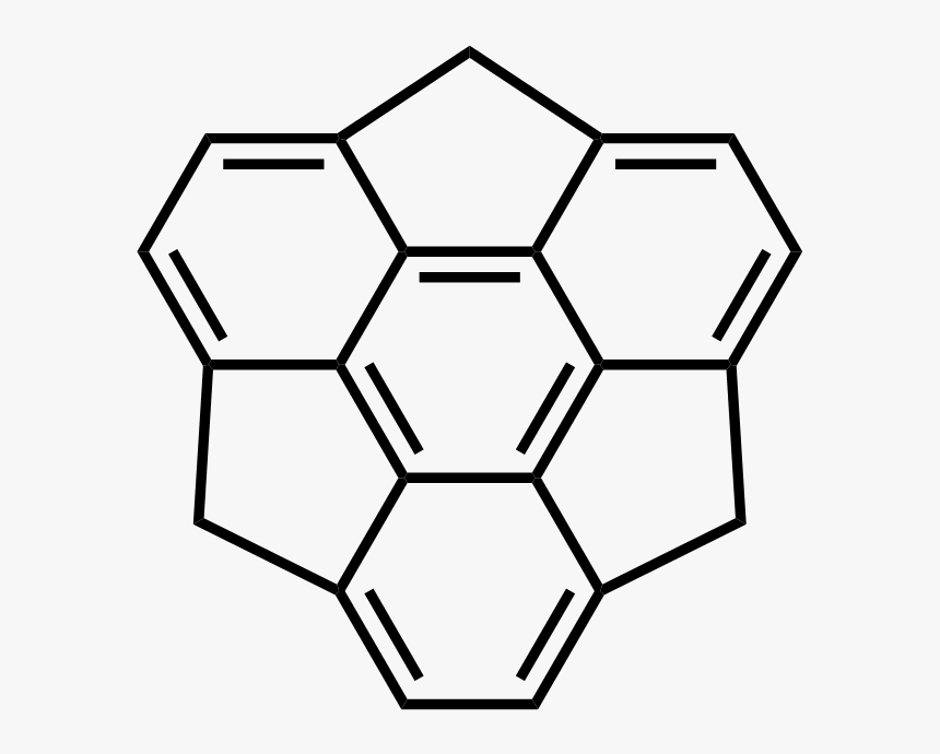 Sumanene Structure - Ptcda Molecule, HD Png Download, Free Download