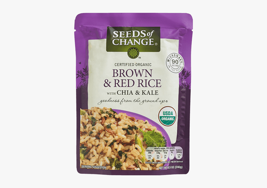 Quinoa & Brown Rice - Seeds Of Change Brown And Red Rice, HD Png Download, Free Download