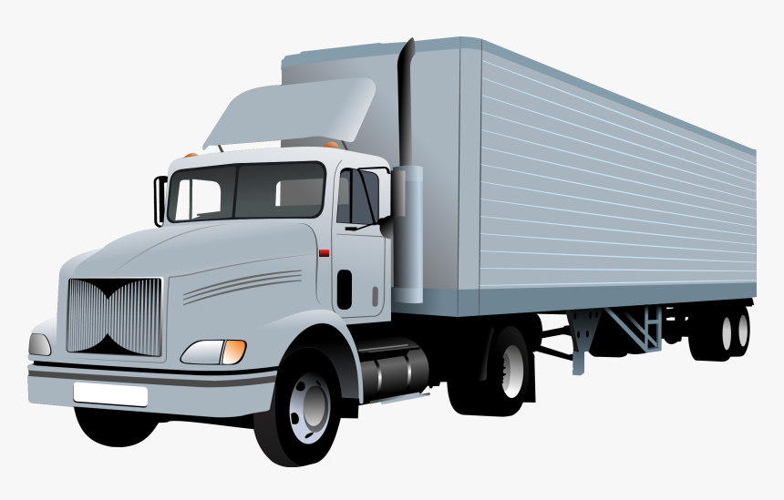 Vector Tow Truck Png Clipart - Transparent Background Semi Truck Transparent, Png Download, Free Download