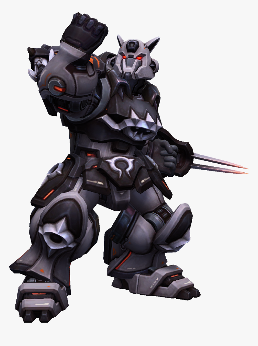 Rehgar Mecha Deaths Head Skin - Mecha, HD Png Download, Free Download