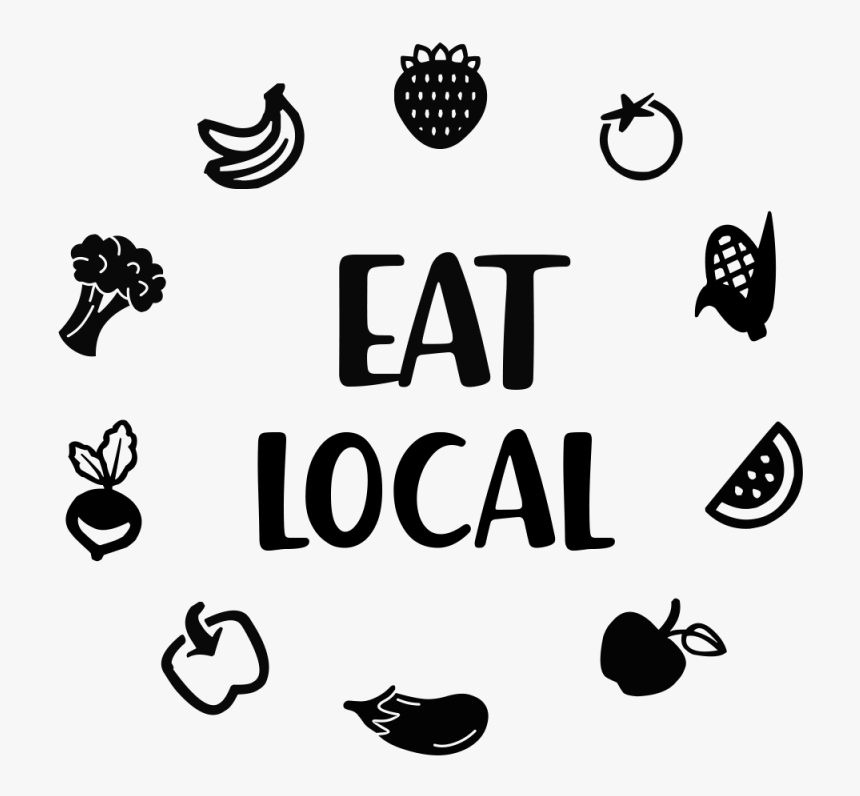 Eat Local Farmhouse Svg File Example Image, HD Png Download, Free Download