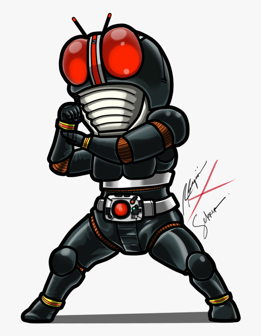 Kamen Rider Chibi Png , Png Download - Kamen Rider Black Chibi, Transparent Png, Free Download