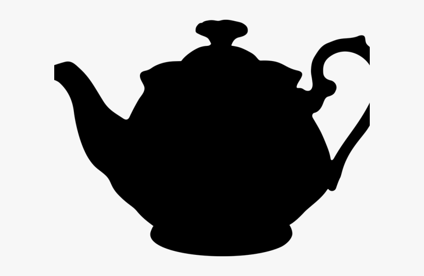 Tea Set Clipart Transparent - Clip Art Teapot Silhouette, HD Png Download, Free Download