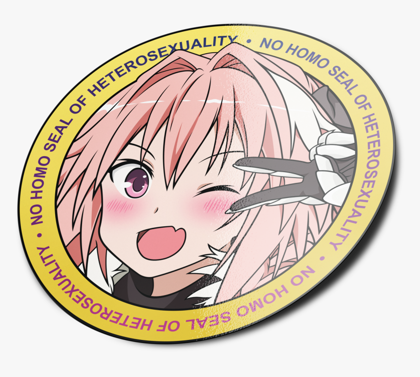 Image Of Astolfo No Homo Patch/ With Or Without Velcro - Astolfo Patch, HD Png Download, Free Download