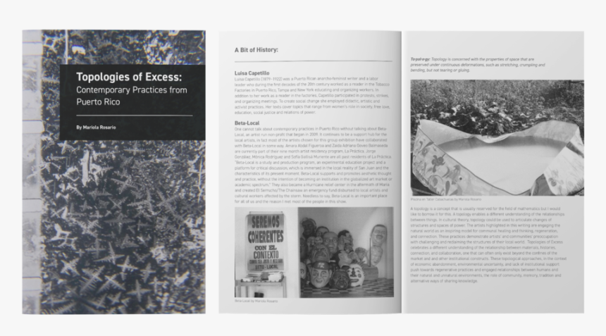 Topologies Of Excess Exhibit Booklet For The Harold, HD Png Download, Free Download