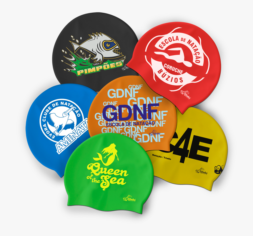 Silicone Swim Cap “golfinho” 50gr - Sticker, HD Png Download, Free Download