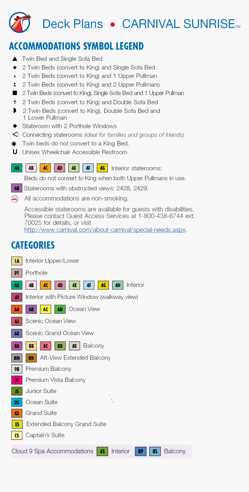 Carnival Panorama Deck Plan, HD Png Download, Free Download