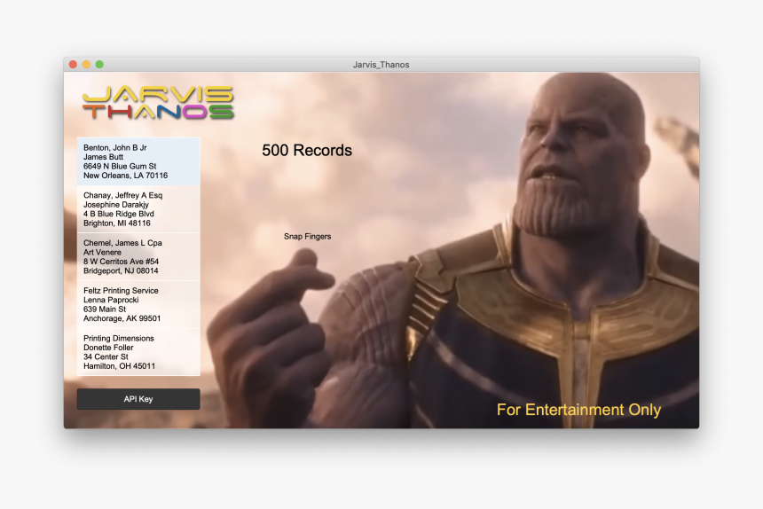 Thanos D, HD Png Download, Free Download