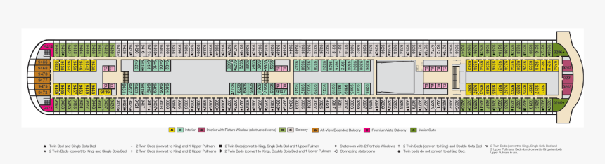 Carnival Vista Deck 9 Plan, HD Png Download, Free Download