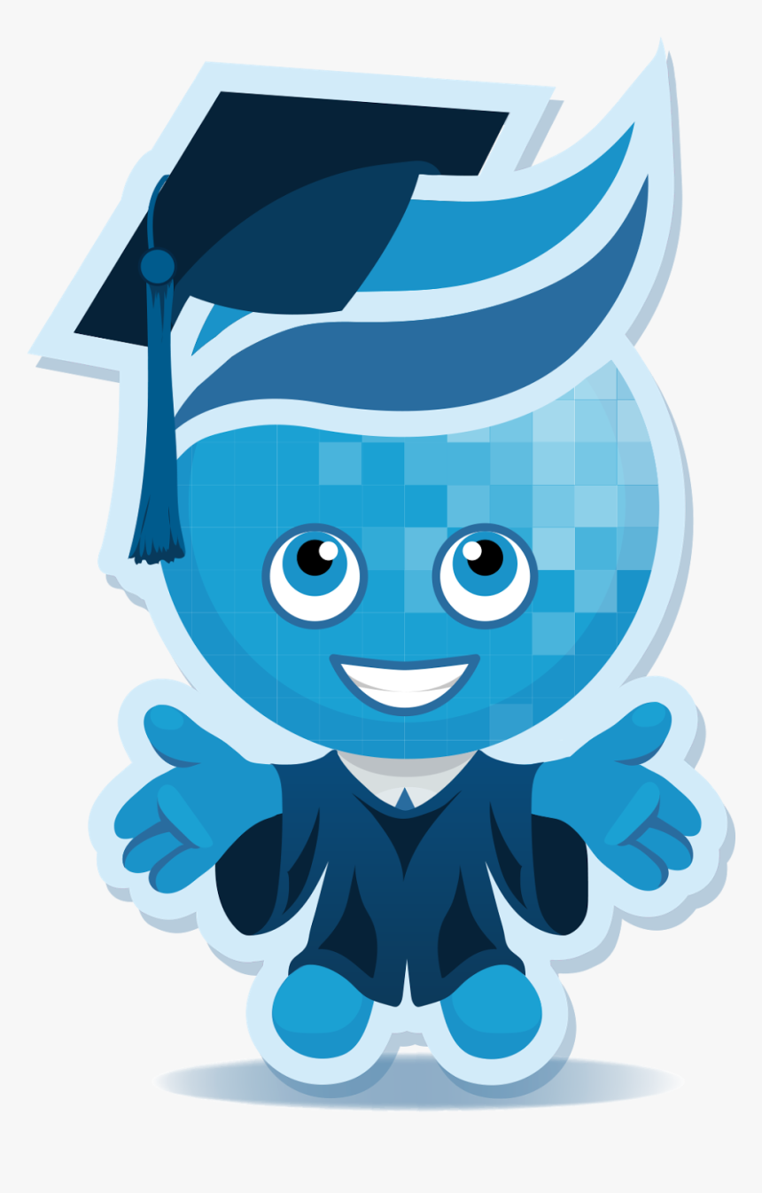 Image Of Splash Mascot Wearing Cap And Gown - Rio Salado Splash, HD Png Download, Free Download