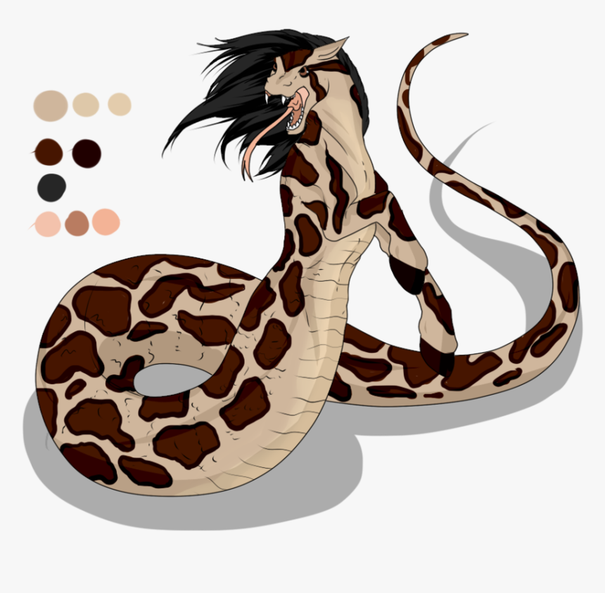 Easy To Draw Burmese Python - Burmese Python Drawing Easy, HD Png Download, Free Download