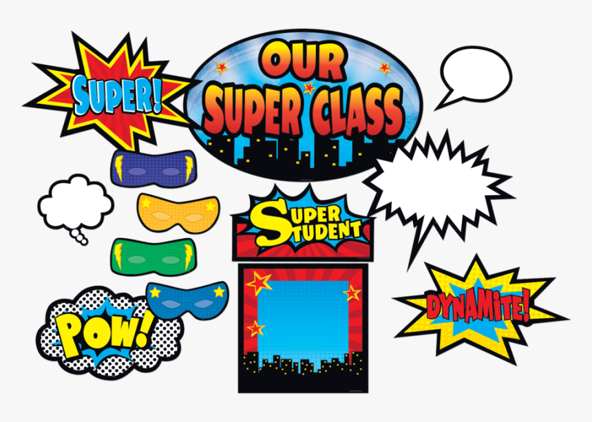 Superhero Classroom Border, HD Png Download, Free Download