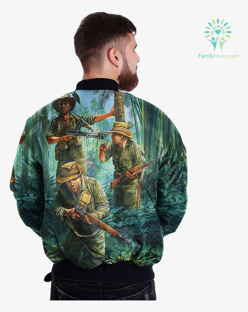 Vietnam War 3 Over Print Jacket %tag Familyloves - Bomber Jacket Vietnam, HD Png Download, Free Download