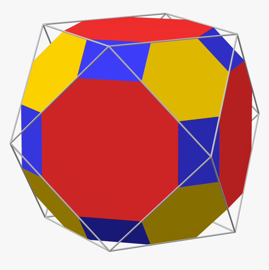 Polyhedron Nonuniform Truncated 6-8 Max, HD Png Download, Free Download