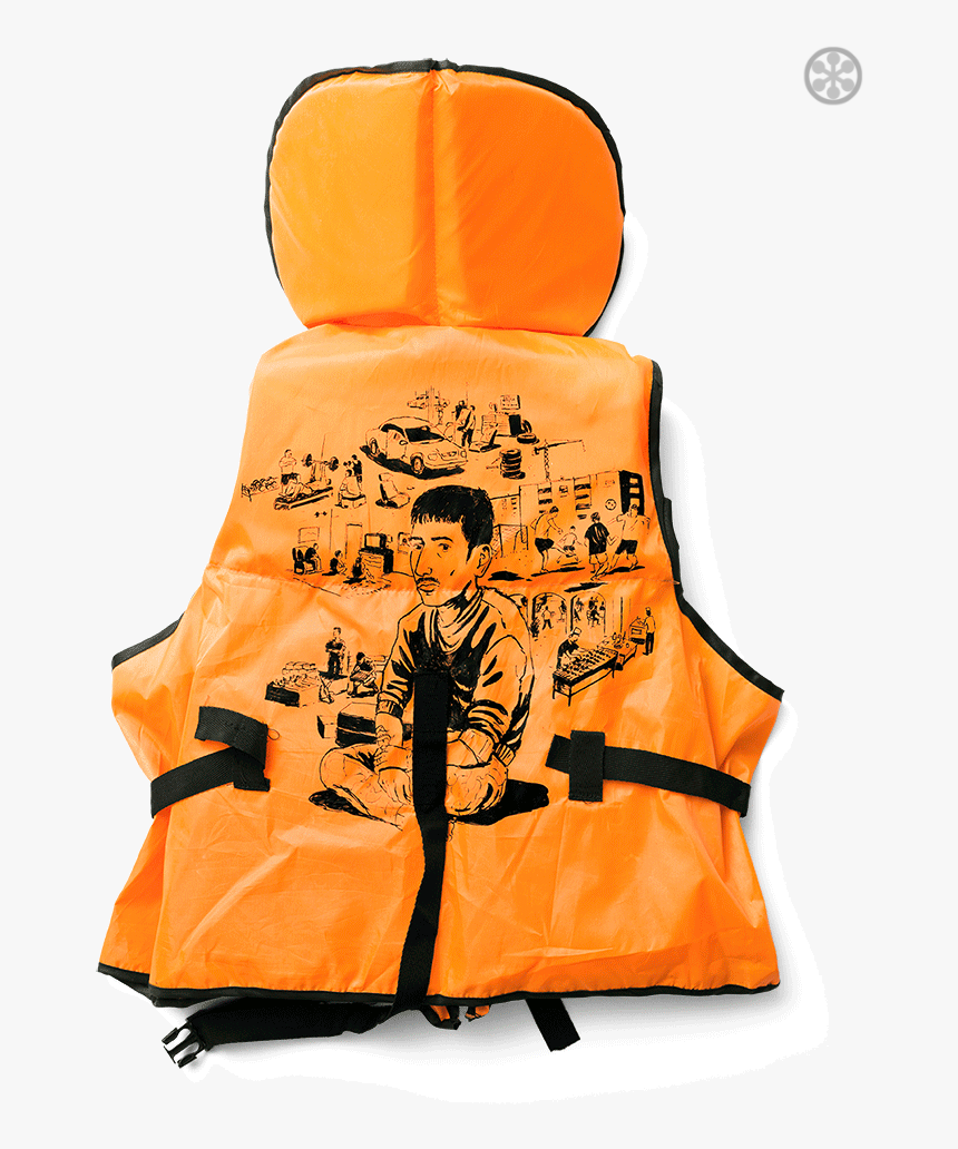 Project Life Jacket Draws Attention To Refugees By - Project Life Jacket, HD Png Download, Free Download