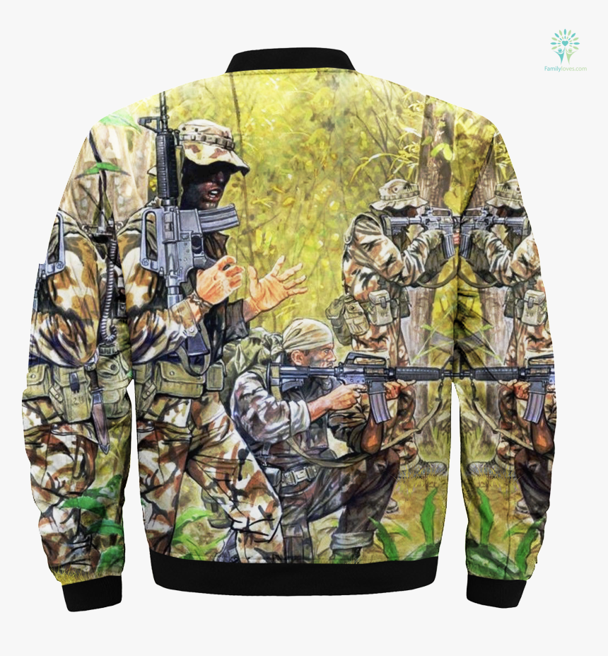 S Special Forces In Vietnam Over Print Jacket %tag, HD Png Download, Free Download